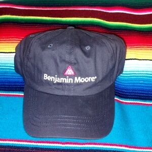 Benjamin Moore Painting Embroidered Baseball Adjustable Black Cap OS New